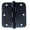 Black, variant on 3.5" x 5/8R Solid Brass Hinge 2/pk - Polished Brass