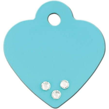 UPC: 0736511512359 | Turquoise Heart Pet Tag with Crystal