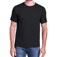 thumbnail image 3 of Hanes Men Beefy-T Crew Neck T-Shirt, Comfortable Short Sleeve Classic Fit Tee, Black, 2XL, 3 of 6