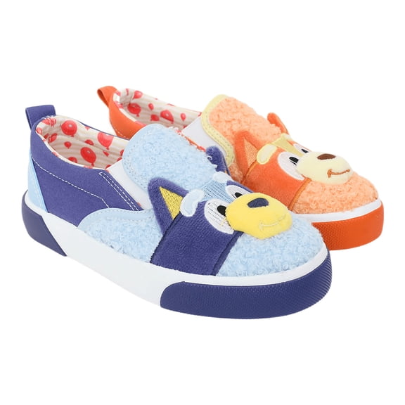 Bluey Toddler Kids Fleece Slip-On Sneakers