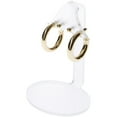 thumbnail image 2 of Plymor Frosted Acrylic 2 Pair Hanging Earring Display Stand, 2.5" W x 2" D x 3.125" H (3 Pack), 2 of 2