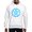 White, variant on - Blue Tribal Turtle Sun Hoodie - Pullover Hoodie, Hooded Sweatshirt