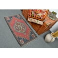 thumbnail image 4 of 1.7x3.3 ft Small Rugs, Vintage Rug, Turkish Rug, Antique Rugs, Rugs For Entry, Red Moroccan Rugs, Small Wool Rug, 13192, 4 of 10