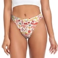 thumbnail image 1 of Fotbe Firefighter Icons Tanga Sin Costuras para Mujer con Estampado – Panties Invisibles, Transpirables y Cómodos para Uso Diario-Small, 1 of 6