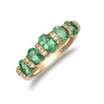 thumbnail image 3 of Gin & Grace 14KT YG Emerald and Diamond Accent Ring., 3 of 6