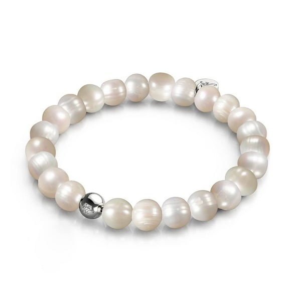 Ocean Goddess.925 Bracelet en Argent Sterling Perle d'Eau Douce