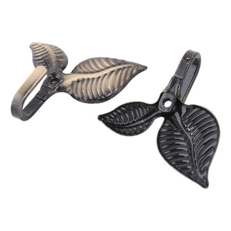 - Uxcell Metal Leaf Shape Coat Handbag Umbrella Hook Wall Hanger Bronze Tone 2 PCS