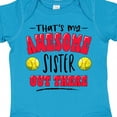 thumbnail image 4 of Inktastic That's My Awesome Sister out There with Softballs Boys or Girls Baby Bodysuit, 4 of 5