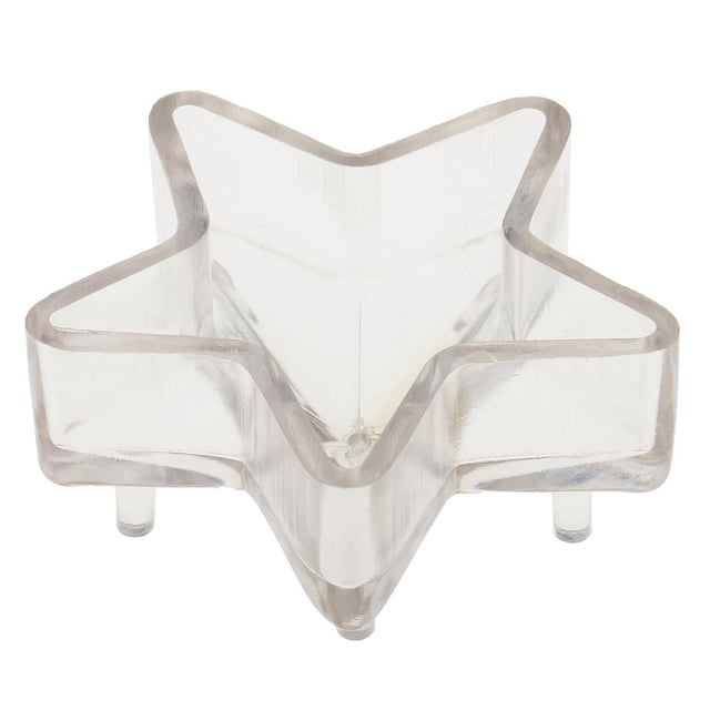 Modelo de Fabricación de Velas Transparentes de Plástico en Forma de Estrella 3D, Molde para Velas, Herramienta de Manualidades para Bricolaje Zulema Moho de vela