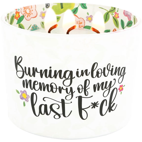 Pavilion Gift Company - My Last F*ck - 11 oz - 100% Soy Wax Candle Scent: Tranquility