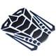 thumbnail image 3 of Protector de almohadilla de tanque, calcomanía protectora de combustible de gasolina universal para motocicleta, calcomanía para tanque de motocicleta, construcción resistente, 3 of 9