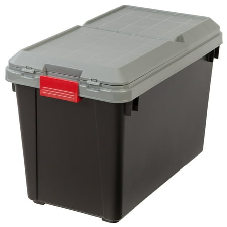 IRIS USA Store-It-All Tote, 3 Gallon, Black, 6 Pack OR 1 Pack