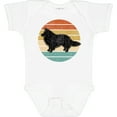 thumbnail image 3 of Inktastic Sheltie Dog Retro Sunset Boys or Girls Baby Bodysuit, 3 of 5