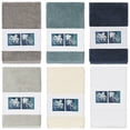 thumbnail image 2 of Authentic Hotel and Spa  Textiles 100% Turkish Cotton Ava Embellished Hand Towel Light Gray, 2 of 5