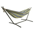 thumbnail image 2 of 9ft Double Hammock Combo with Carry Bag and Stand - Caribbean Rainbow Pattern, 2 of 6