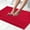 Red, variant on Super Absorbent Bath Mat Soft Non Slip Easy Clean Entrance Carpet Doormat 32x20 Inch for Living Room Kitchen Bathroom