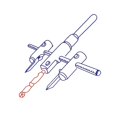 thumbnail image 3 of 1Set Household Plane Design Adjustable 40-300mm Carpentry Cutter Circle Hole Wood Drilling, 3 of 4