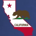 thumbnail image 2 of CafePress - CALI STATE W BEAR Maternity T Shirt - Maternity Dark T-Shirt, 2 of 3