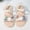 d-156White58, variant on MEZZALL Child Girl Princess Sandals Rhinestone Slingback Sandals Ankle Strap Casual Bohemian Beach Shoes Daily Adorable Casual Kids Everyday Solid Color Toddler Footwear