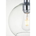 thumbnail image 6 of Baxter 1 Light Chrome Flush Mount With Clear Glass, 6 of 7