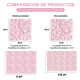 thumbnail image 4 of Panel Decorativo 3d De Pvc Rosa Para Pared, 50 X 50 Cm 12pcs Rosa, 4 of 5