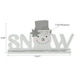 thumbnail image 3 of Maison Concepts Tabletop Wooden Table Top Snow Decor - 12.01 L x 1.97 W x 6.06 H, 3 of 3