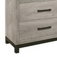 thumbnail image 4 of Benjara Deena 59 Inch 7 Drawer Wide Dresser, Metal Handles, Two Toned, Light Gray, 4 of 6