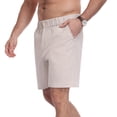 thumbnail image 5 of Iceglad Men’s Casual Shorts Cotton Stretch Elastic Waist Summer Shorts Lightweight Drawstring Comfort Fit Lounge Beach Shorts with Pockets, 5 of 7