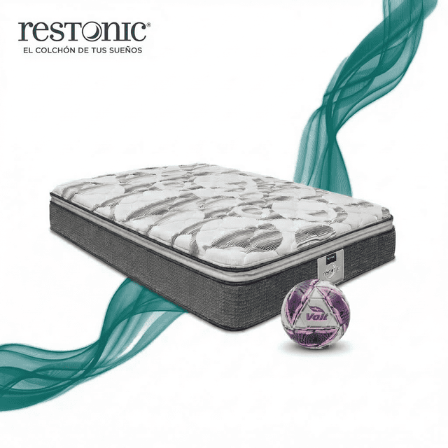Colchón Queen Size Restonic Ortopédico Ultra Confort + Balón Voit