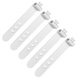 thumbnail image 1 of 5x bridas de silicona para cables, gestión de cables, agrupación, organizador de cables reutilizable, envoltura para auriculares, electrodomésticos de cocina, línea de datos, escuela, 1 of 8
