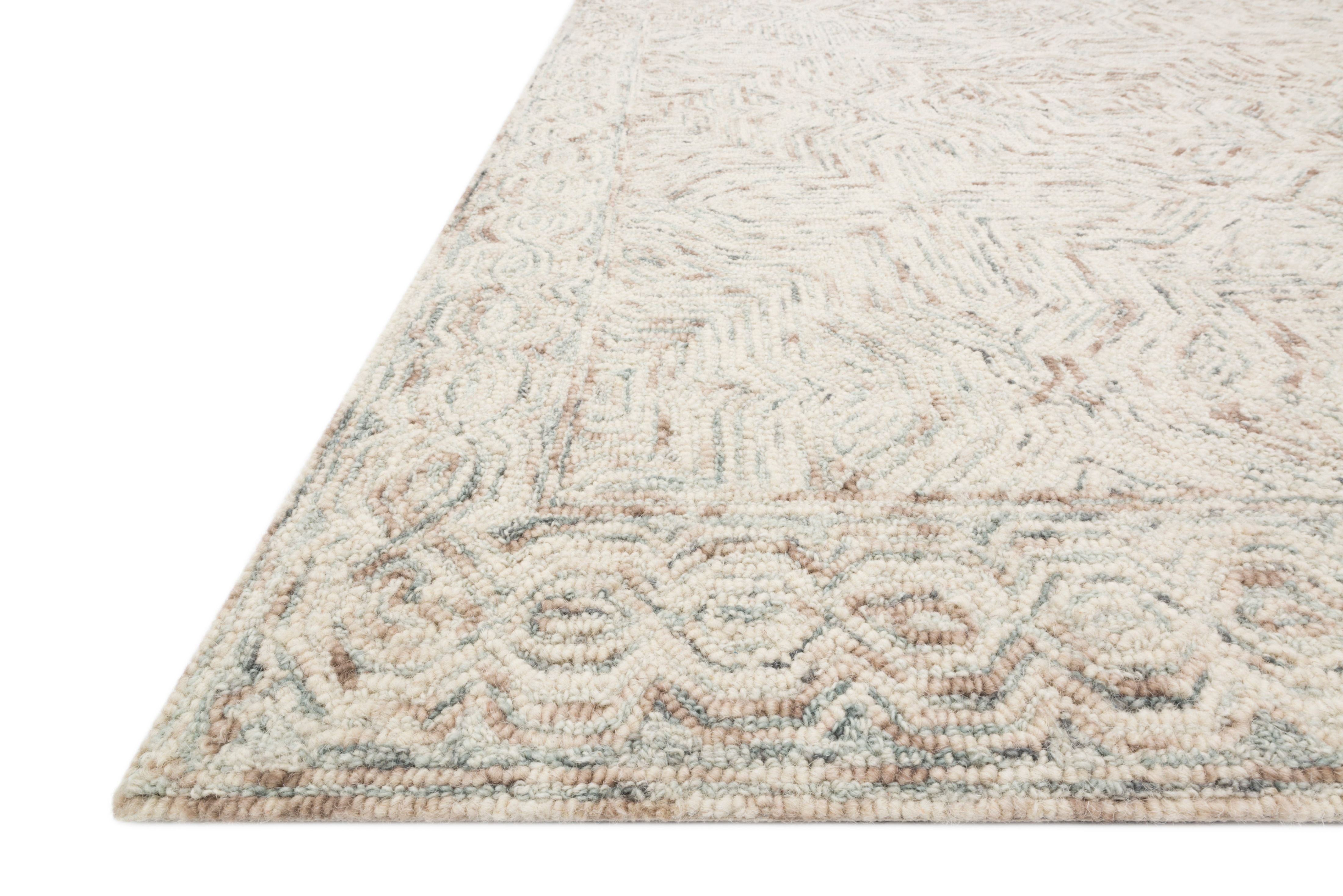 Loloi Ziva Contemporary Area Rug, Neutral, 9'x13'