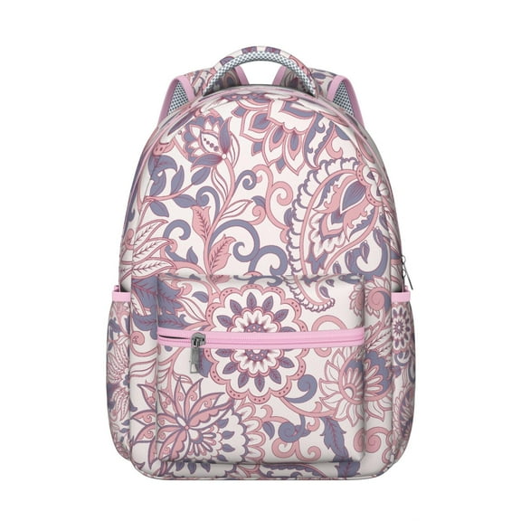Exotic Paisley Artwork Stylish Backpack - Waterproof & Versatile for Students