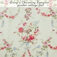 thumbnail image 6 of Cozy Line Prairie Bloom Reversible 100% Cotton Quilt Bedding Set, 3 piece King Set, 6 of 6