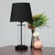 thumbnail image 4 of Lamp Simple Designs LT2081-BOB con base de cristal, pantalla negra, 43 cm, 4 of 9
