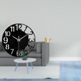 thumbnail image 2 of Reloj de pared grande,Reloj de pared acrílico silencioso y moderno,Reloj de pared grande para oficina,silencioso,fácil de leer y sencillo.,Figura de pájaro,Figura de pájaro, 2 of 8