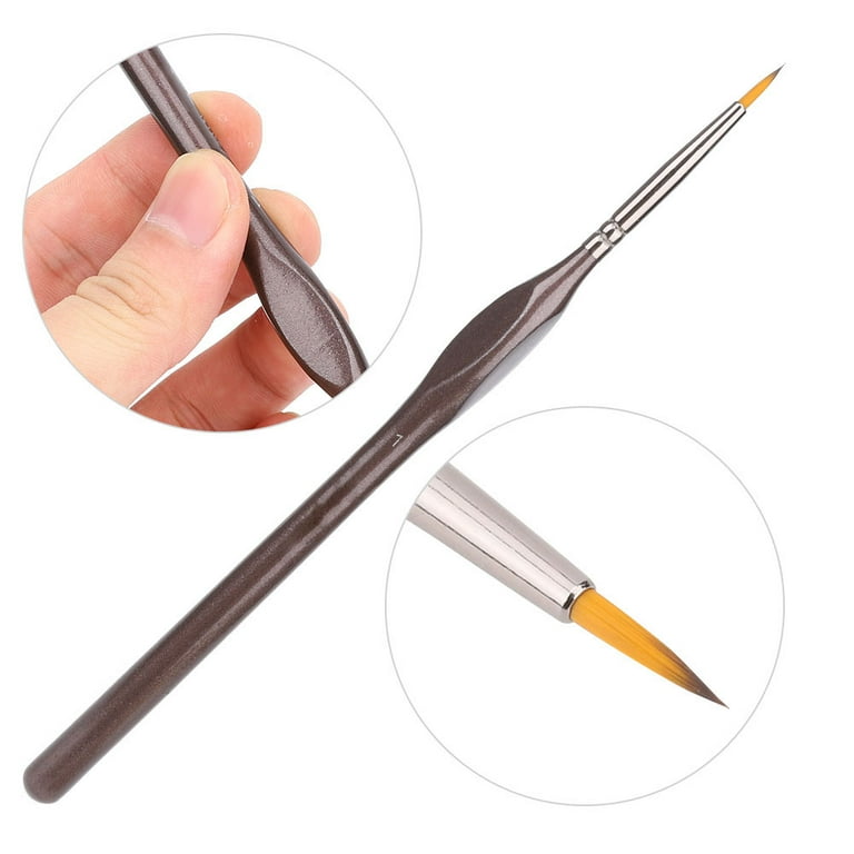 12pcs Professional Paint Brush, Fine Line Brushes, Drawing Supplies Student School for Painter Home 12pcs Fine Liner Brushes