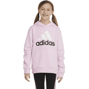 Adidas PINK Girl's Long Sleeve Essential Sportswear Logo Hoodie, US 6X