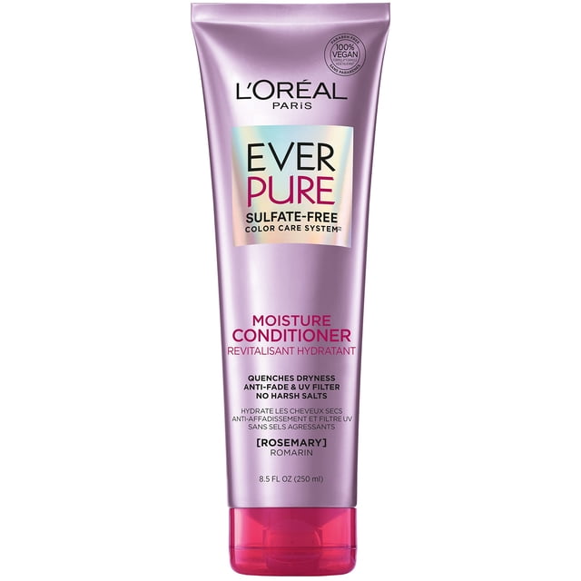 Acondicionador L'Oreal Paris EverPure Moisture 250 ml sin sulfatos