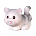 thumbnail image 2 of Dserhfy Cat Small Statue Naughty DIY Material Exquisite Workmanship Cake Toppers Cat Animals Figurines for Home, 2 of 8