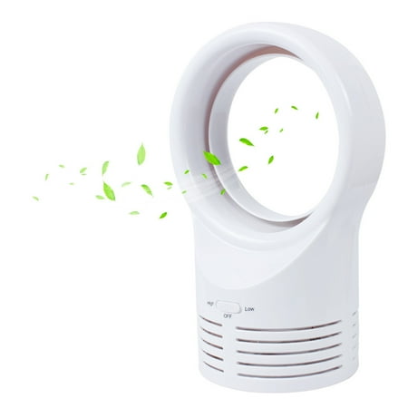 

GiliGiliso Clearance Desktop Bladeless Portable Fan Cool Fan Low Low Noise WH