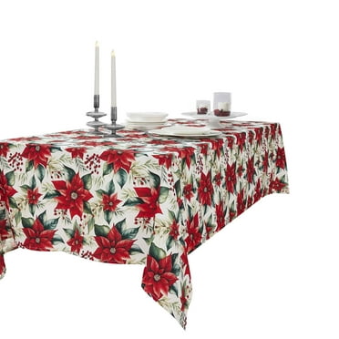 Avanti Linens Poinsettia 60'" x 144" Tablecloth