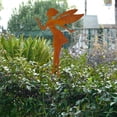 thumbnail image 4 of Estatuillas de hadas Gloria decoración Paisaje Césped Estacas de jardín estatua de la silueta, 4 of 8