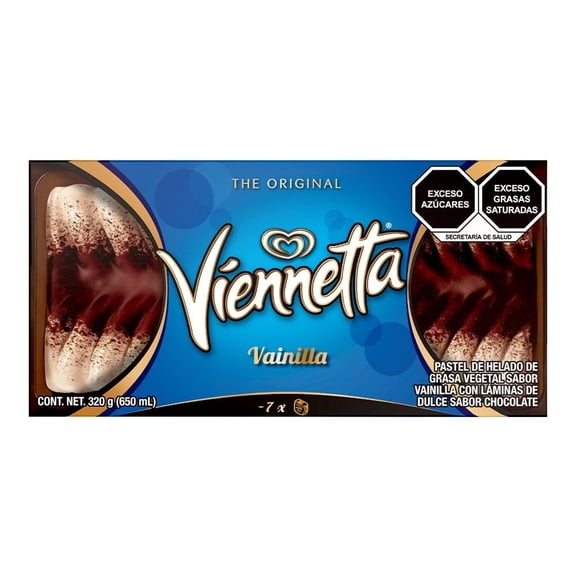 Pastel de helado Viennetta vainilla 650 ml