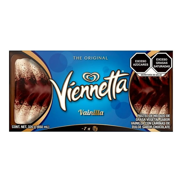 Pastel de helado Viennetta vainilla 650 ml