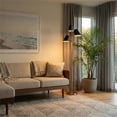 thumbnail image 4 of Culver Tree Lamp - Weathered Brass - Matte Black shades, 4 of 8