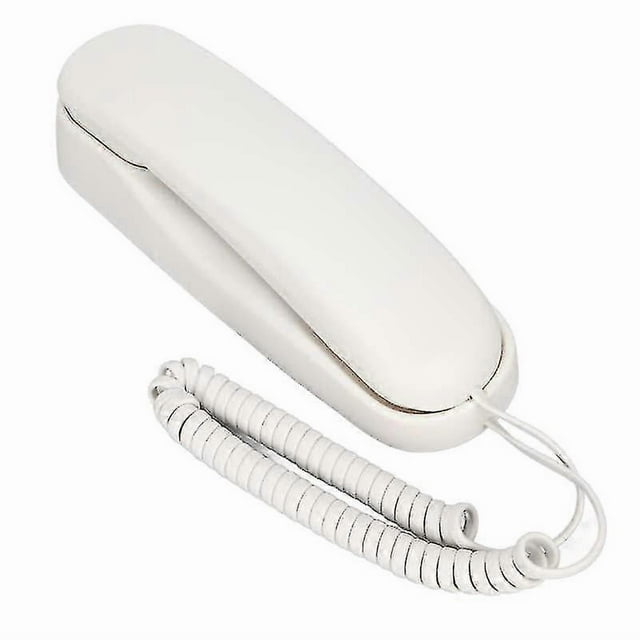 Mini Ph Teleph Mountable Teleph Corded Fixed Ph With Fsk Dtmf Dual System Landline Ph For Home