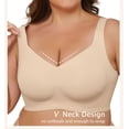 thumbnail image 3 of Daystry Smooth Wireless Bras for Women No Underwire Comfort Seamless Bras Full Coverage Everyday Bra New Upgrade, 3 of 9