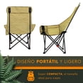 thumbnail image 3 of Silla Plegable Camping Playa Ecomlab Para Exterior Portatil, 3 of 10