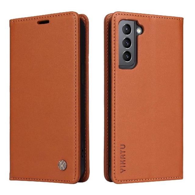 Funda para Samsung Galaxy S21 Plus Estuche de Cuero PU Tipo Cartera con Ranuras para Tarjetas y Cierre Magnético
