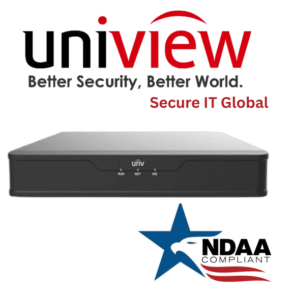 Uniview NDAA 8‑Channel 4K HD Hybrid Security XVR with HDMI Output & Smart Playback – From Secure IT Global